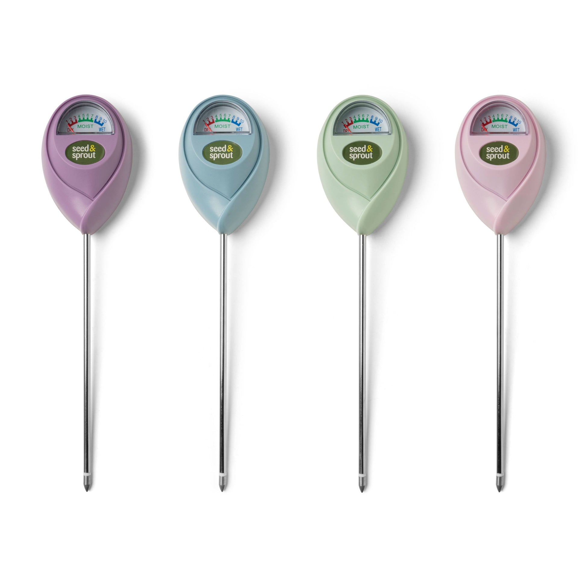 Seed & Sprout Potted Plant Moisture Meter, Feathered Farmhouse