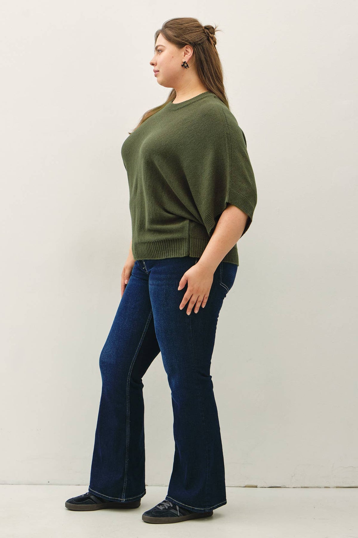 Winter Forest Hazel Sweater Top, Feathered Farmhouse