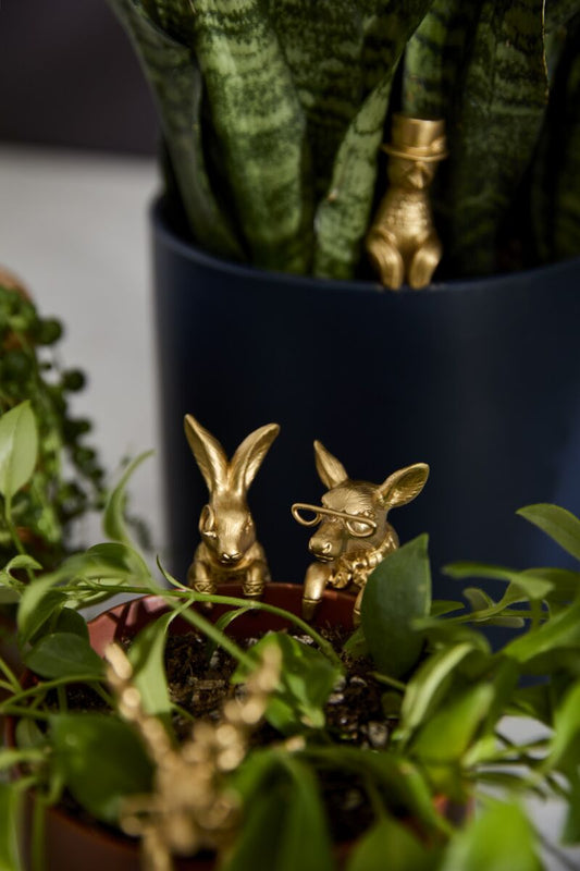 Gold Pot Huggers, Feathered Farmhouse