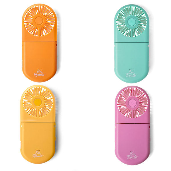 En Route Breeze Bank 2-in-1 Powerbank Fan, Feathered Farmhouse