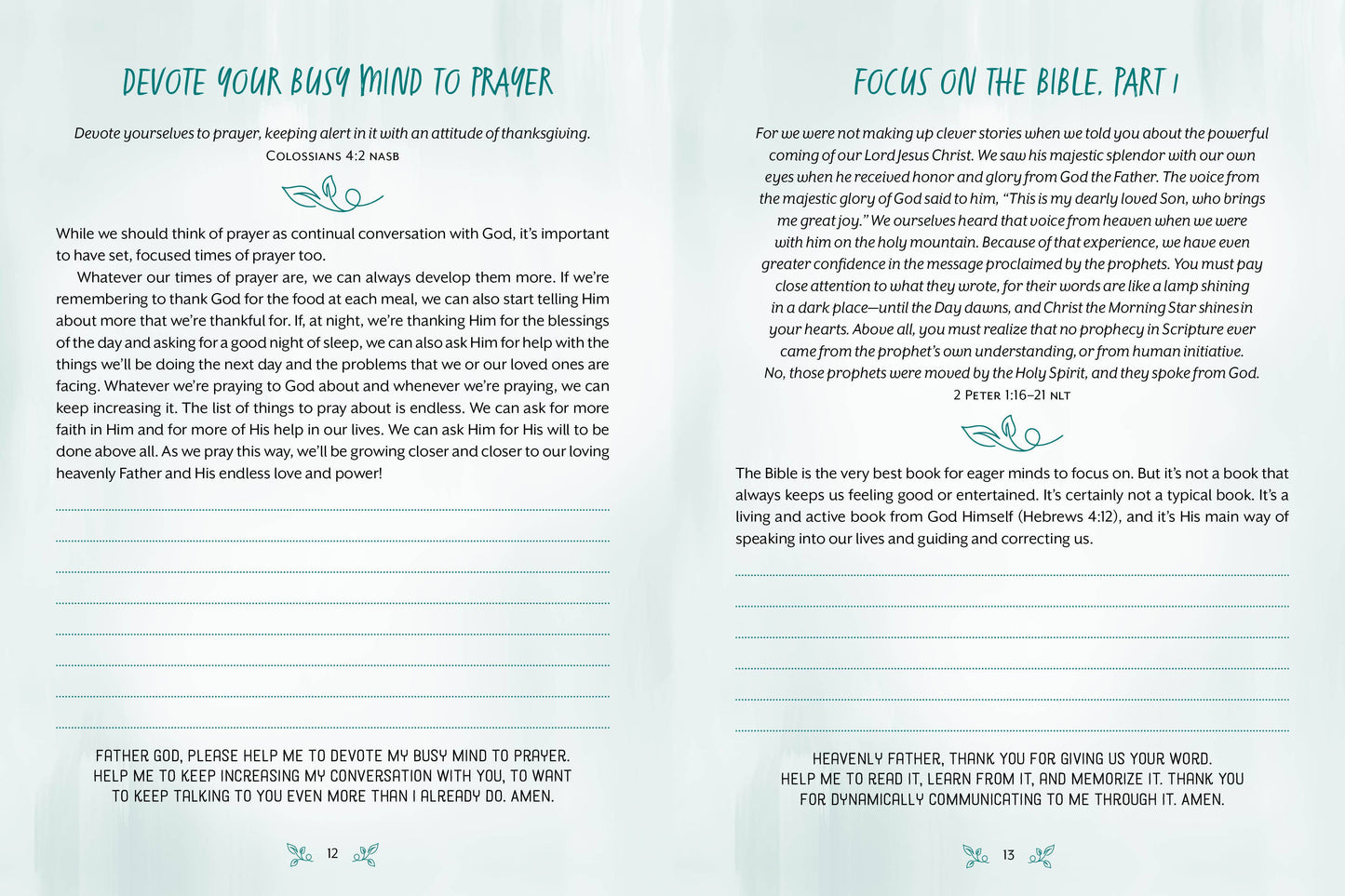 The Overthinker's Devotional Journal, Feathered Farmhouse