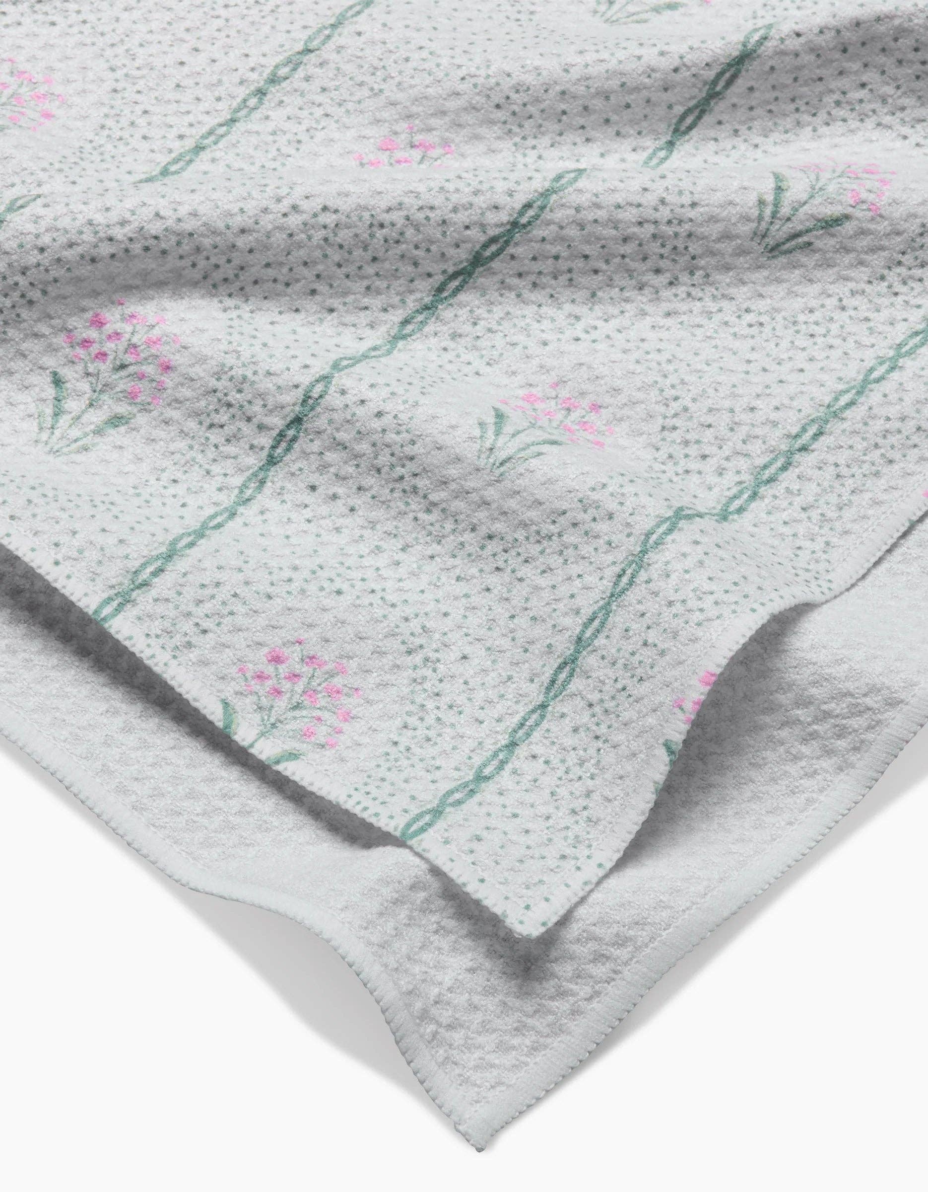 Cottage Dainty Spotted Tea Towel, Feathered Farmhouse