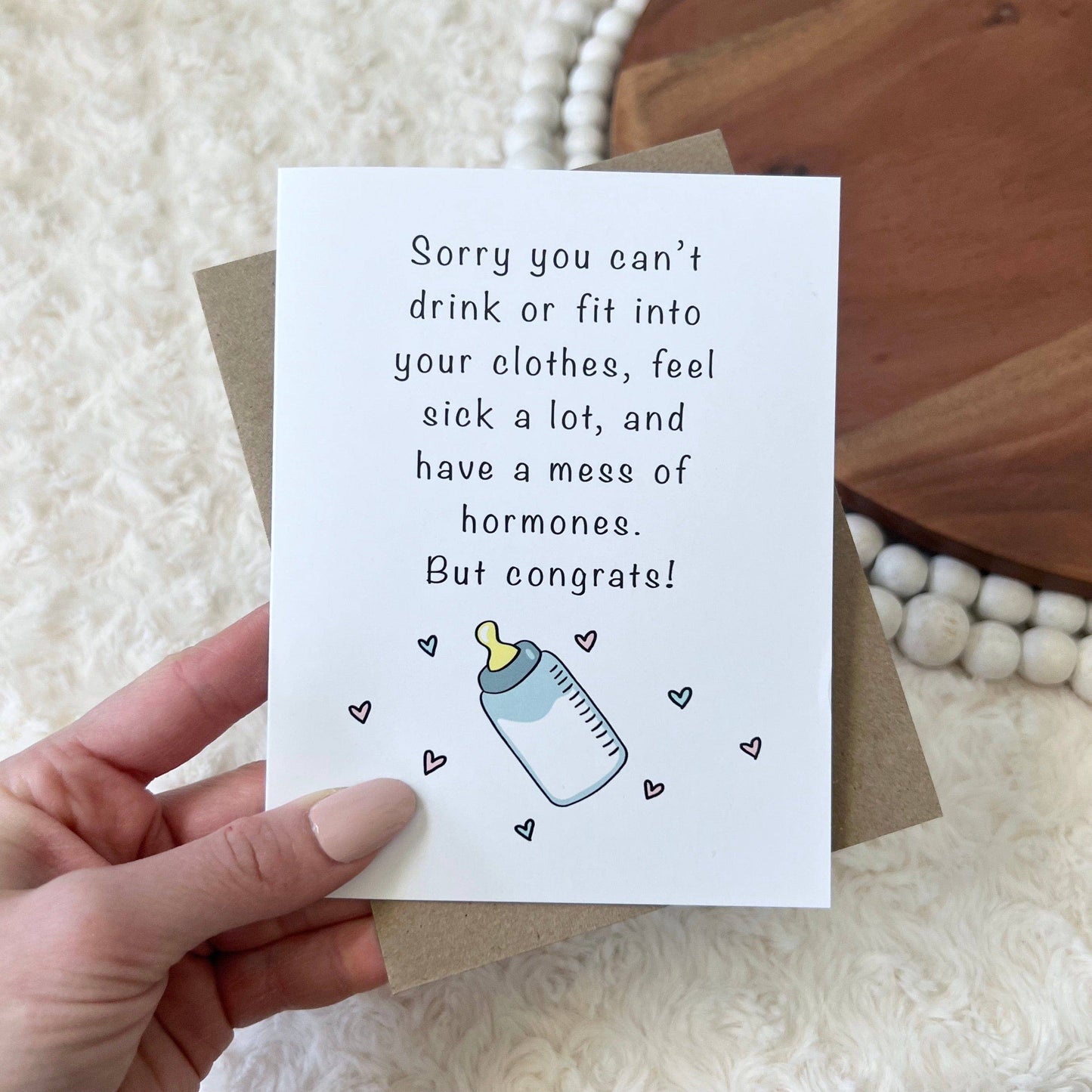 Congrats Baby Card, Feathered Farmhouse