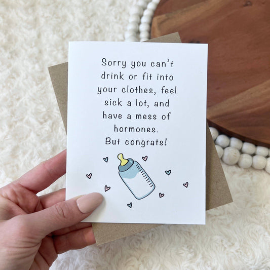 Congrats Baby Card, Feathered Farmhouse