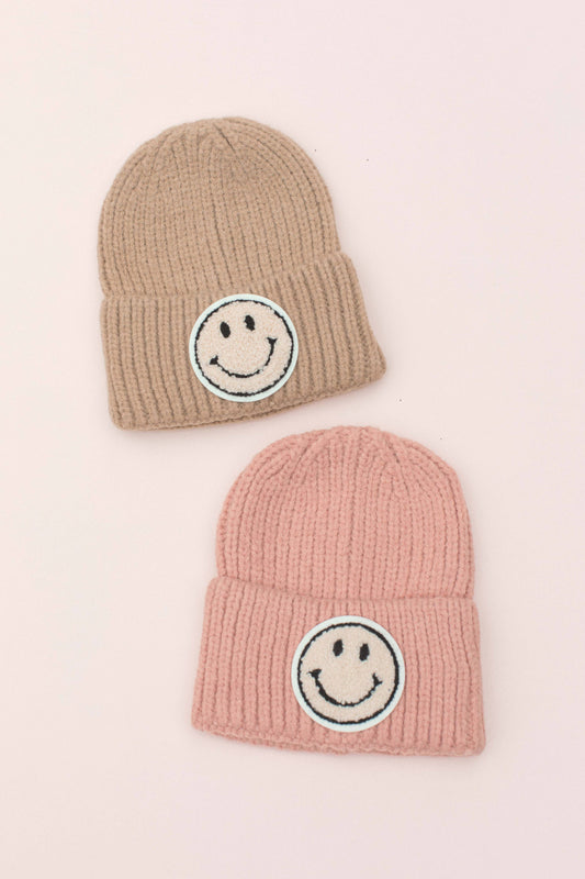 Kids Smile Knit Beanie