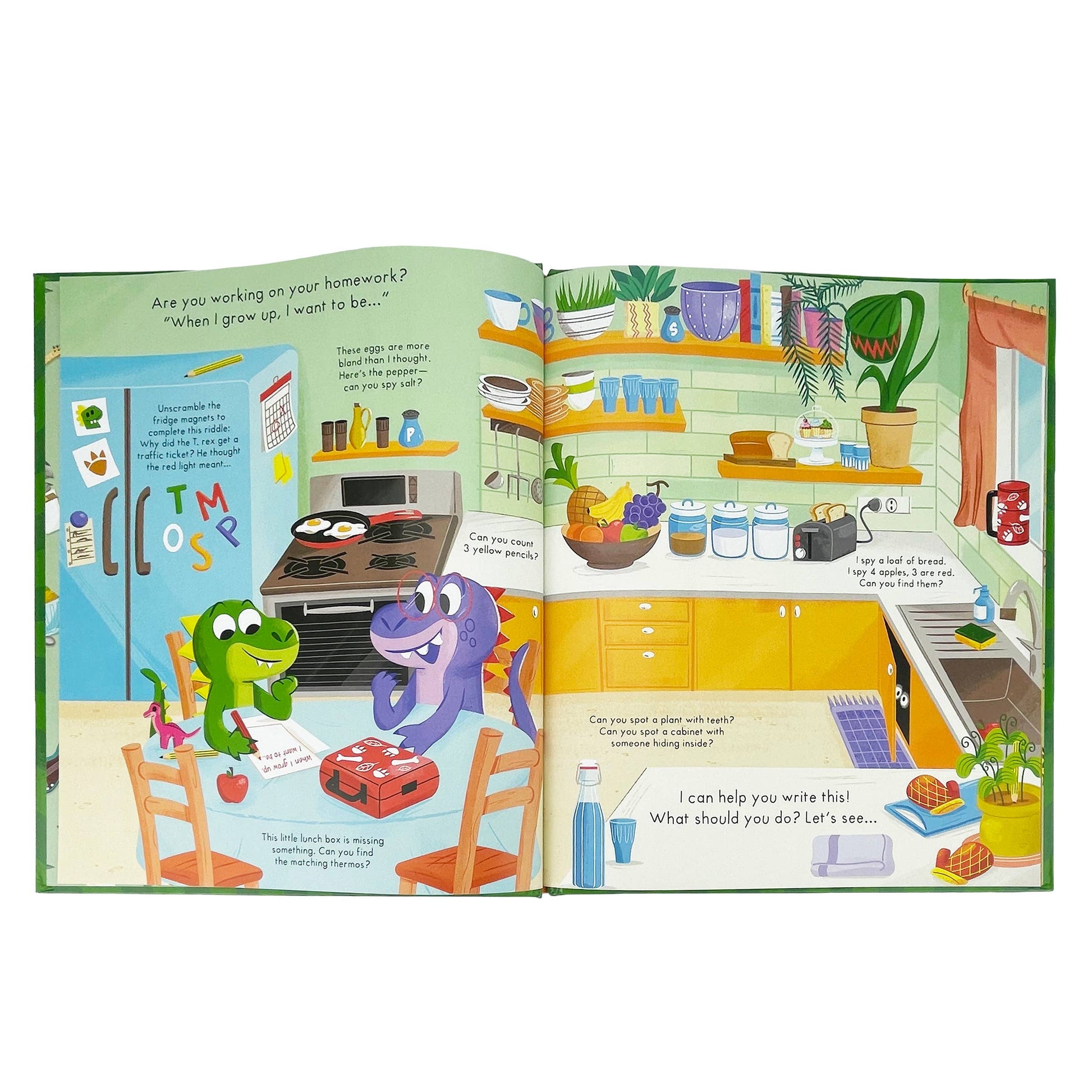 Dinosaur Stomp & Find Book, Feathered Farmhouse