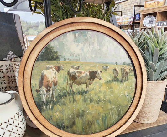 Spring Cows Art, The Feathered Farmhouse