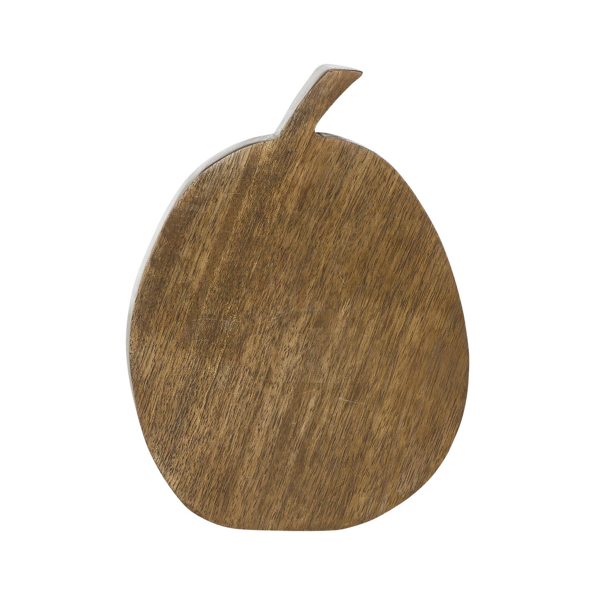 Walnut Wood Pumpkin, Feathered Farmhouse