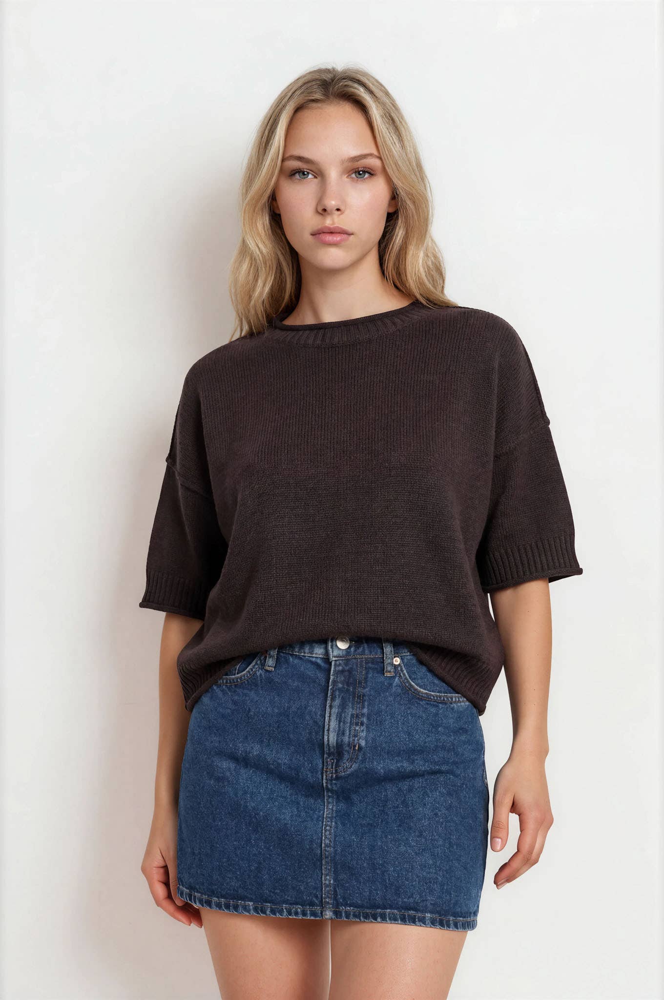 Dark Chocolate Stephanie Pullover, Feathered Farmhouse