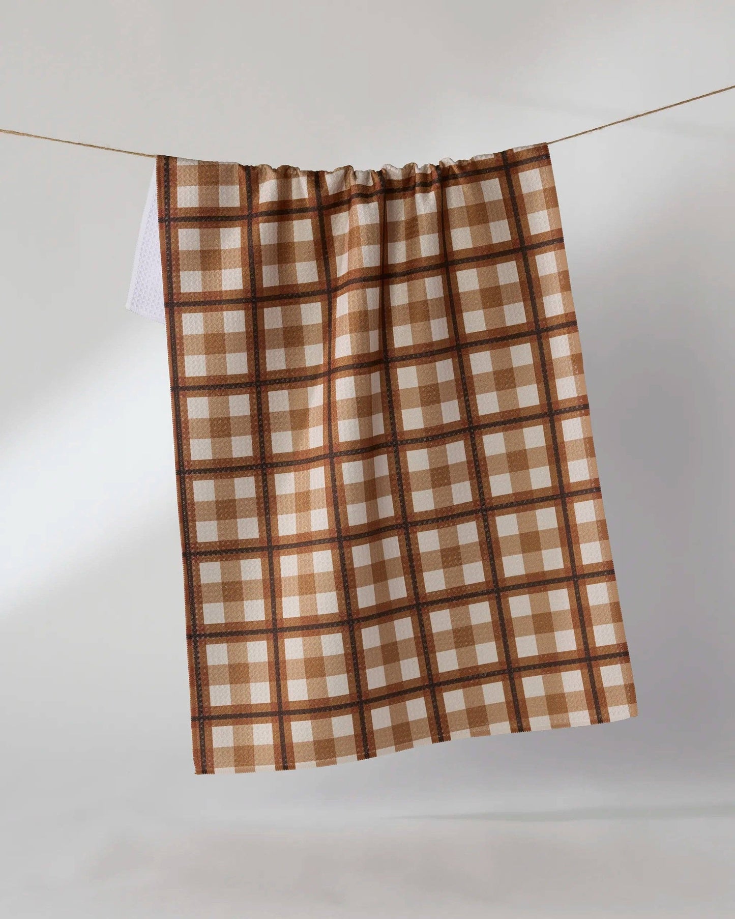 Rich Cocoa Tea Towel, Feathered Farmhouse