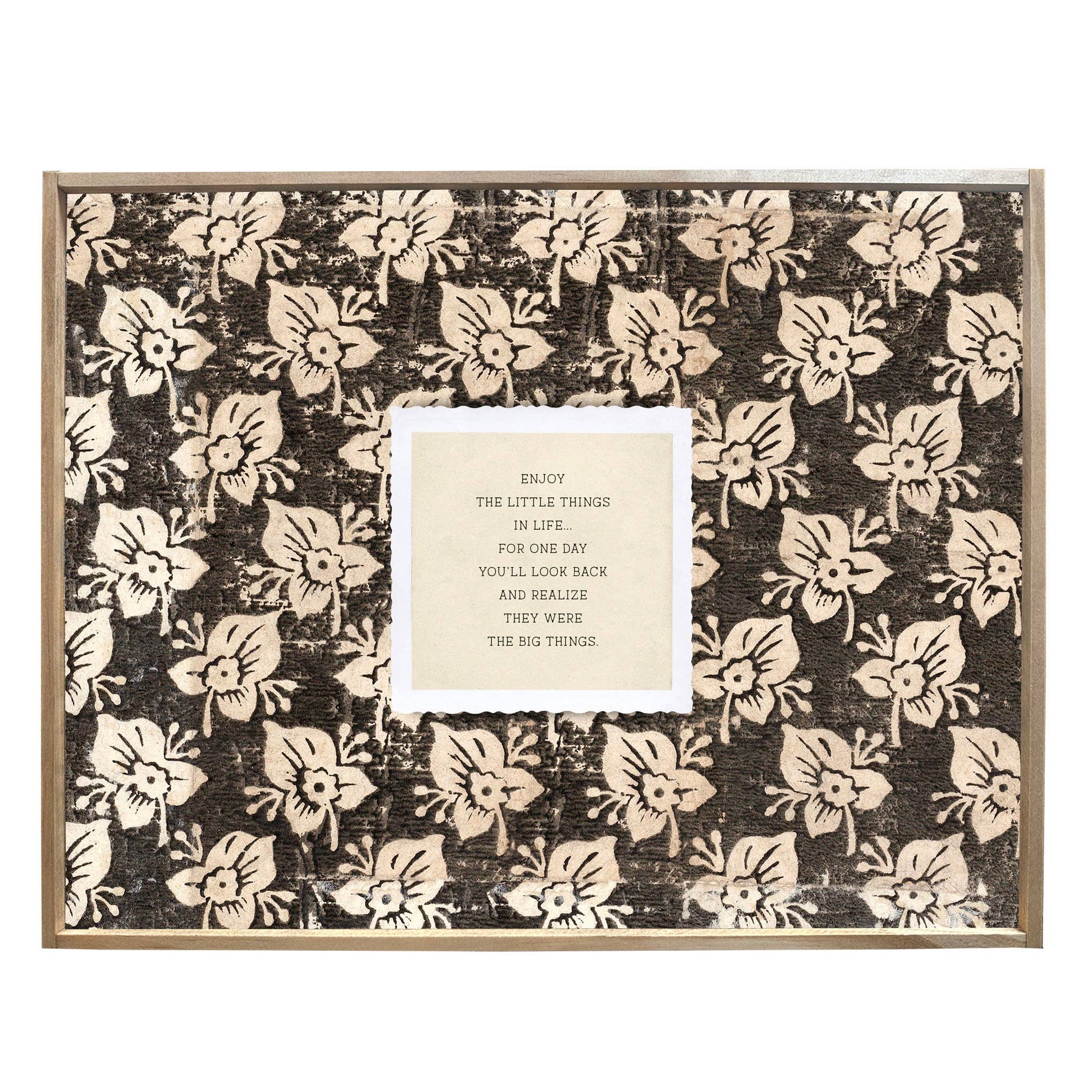 Wallpaper Print Vintage Style Print, Feathered Farmhouse