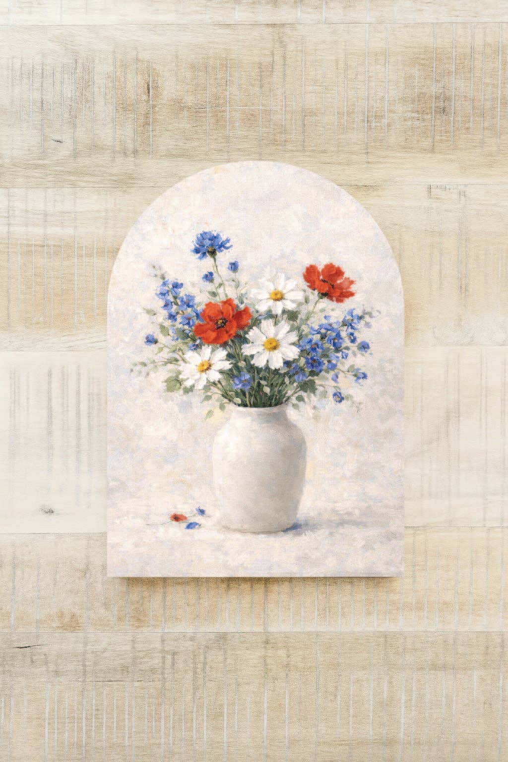 Americana Bouquet Arch, Feathered Farmhouse