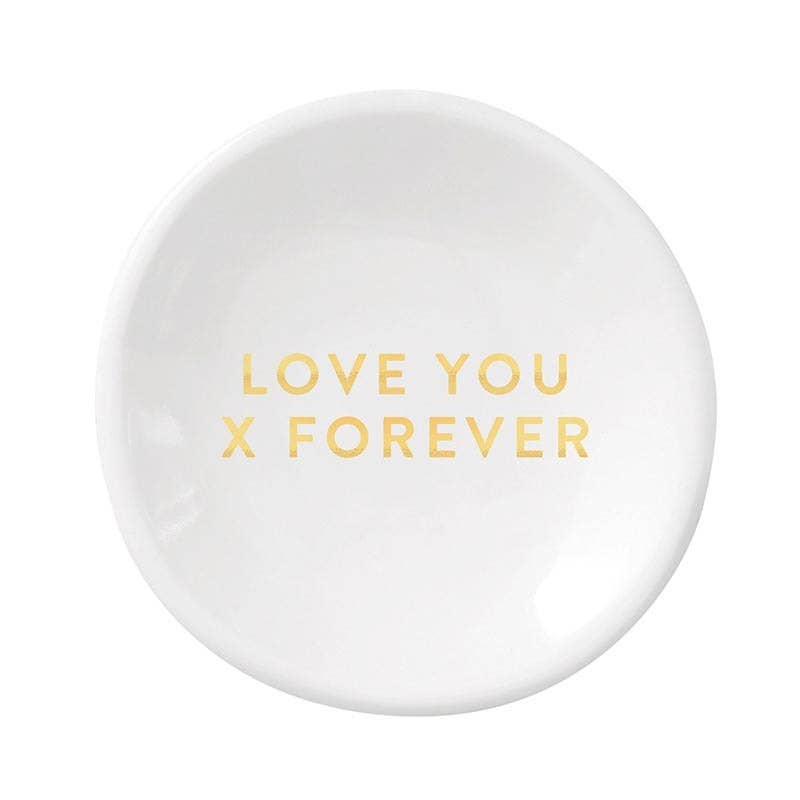 Love Forever Ring Dish & Earrings, Feathered Farmhouse