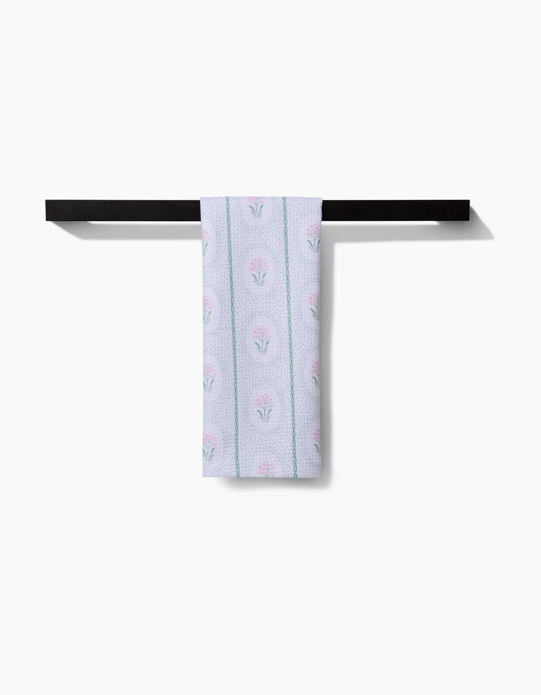 Cottage Dainty Spotted Tea Towel, Feathered Farmhouse