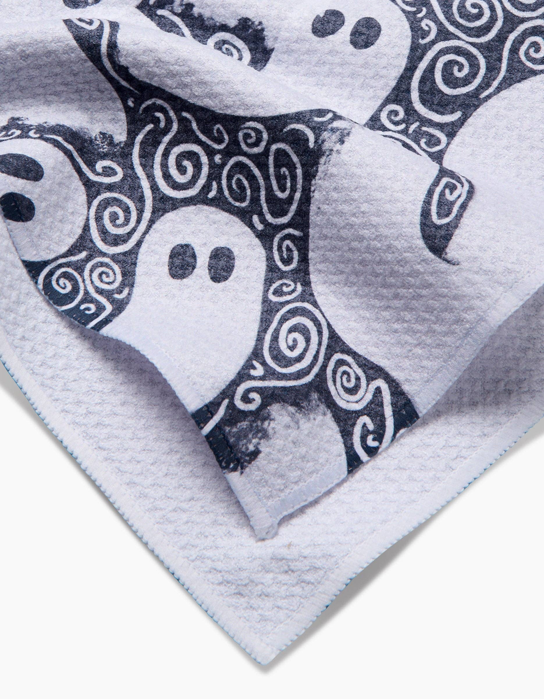 Swirling Ghosts Tea Towel, Feathered Farmhouse