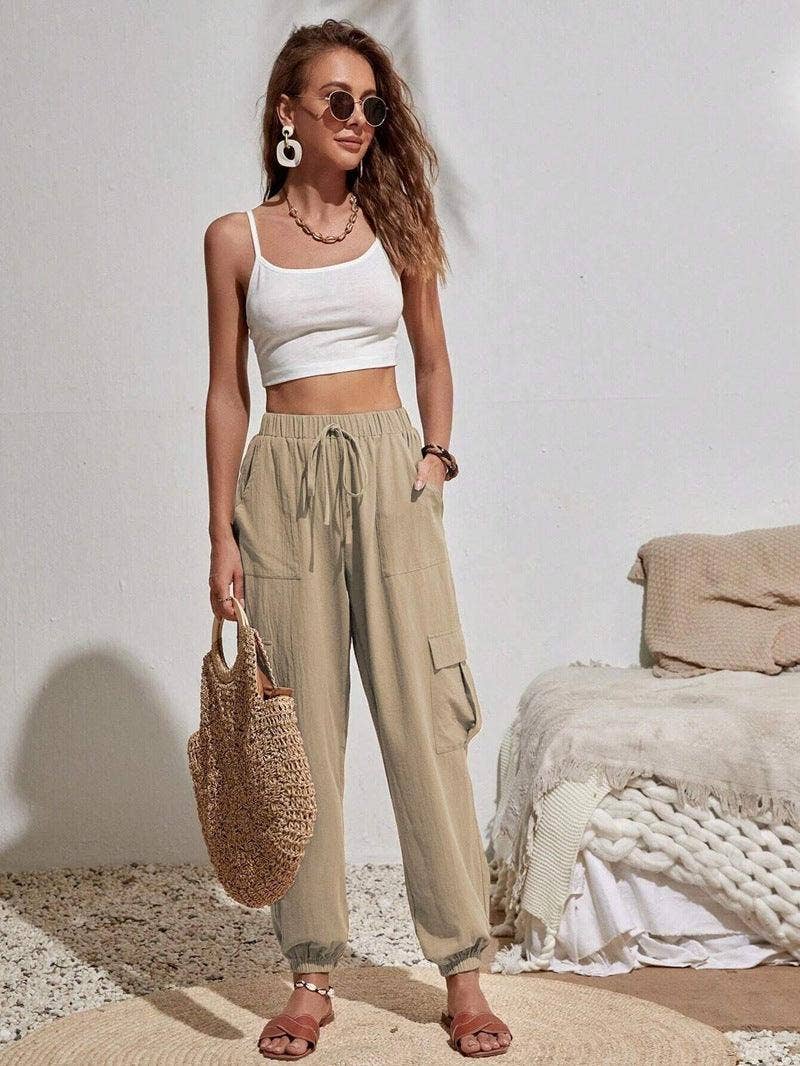 Emily Cargo Pants, Feathered Farmhouse