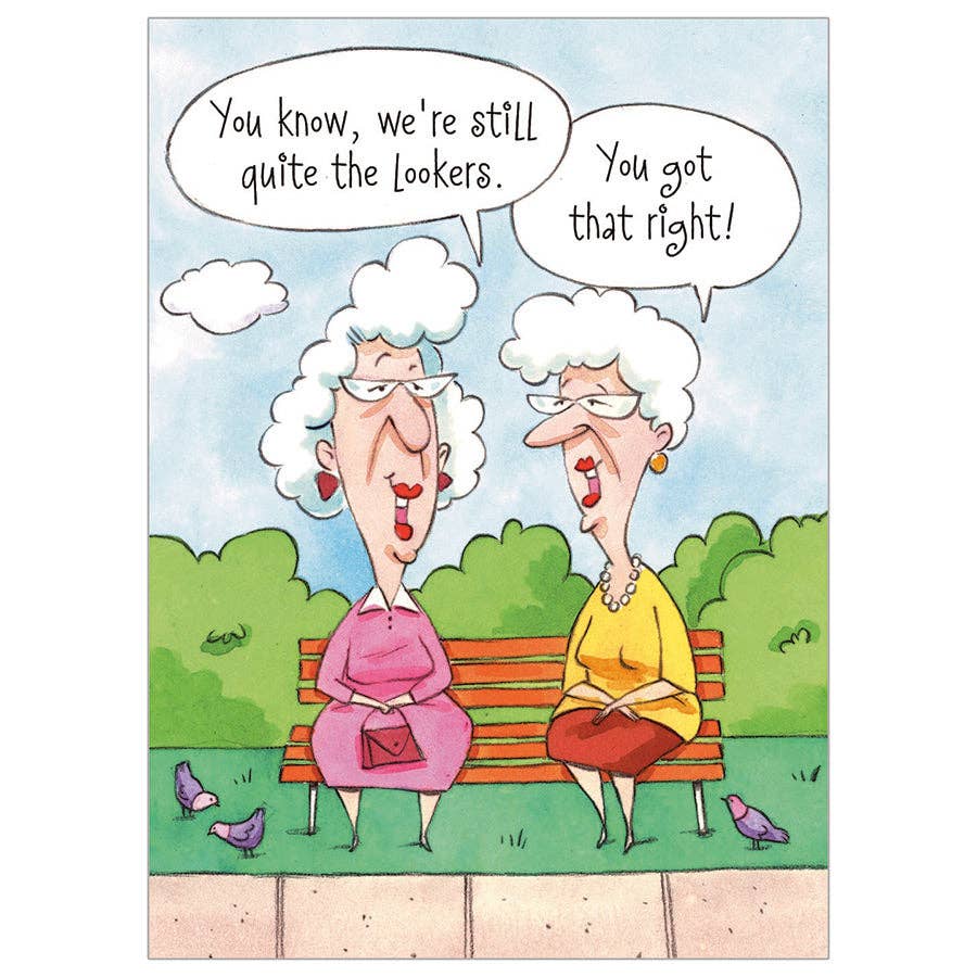 Good Lookers Faith Birthday Fun Card, Feathered Farmhouse