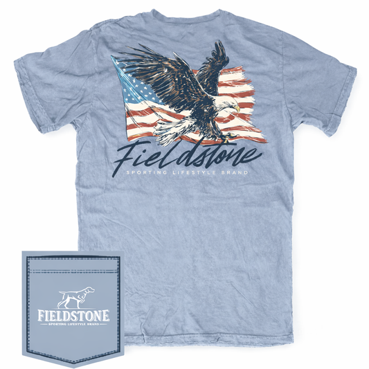 Red, White, & Talons Tee, Feathered Farmhouse