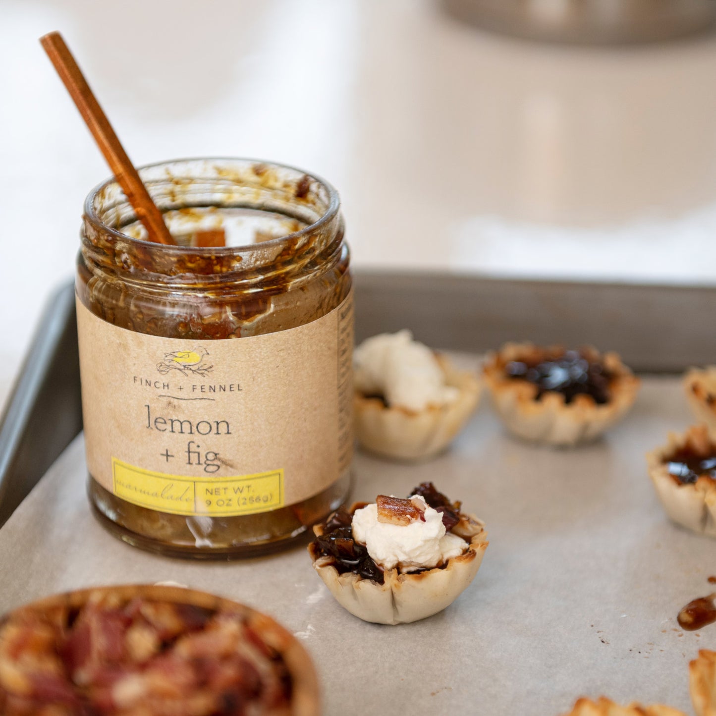 Lemon + Fig Marmalade, Feathered Farmhouse