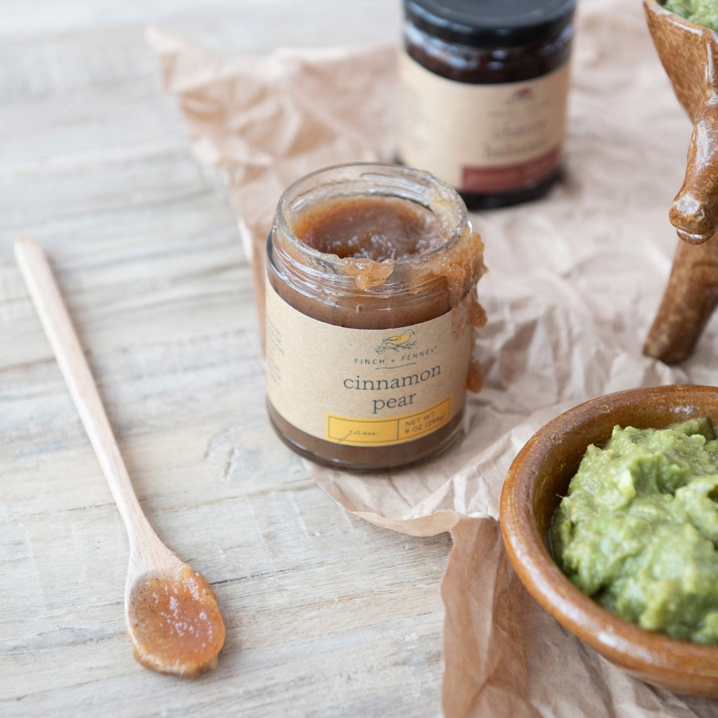 Cinnamon Pear Jam, Feathered Farmhouse