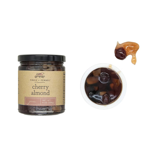 Cherry Almond Jam, Feathered Farmhouse