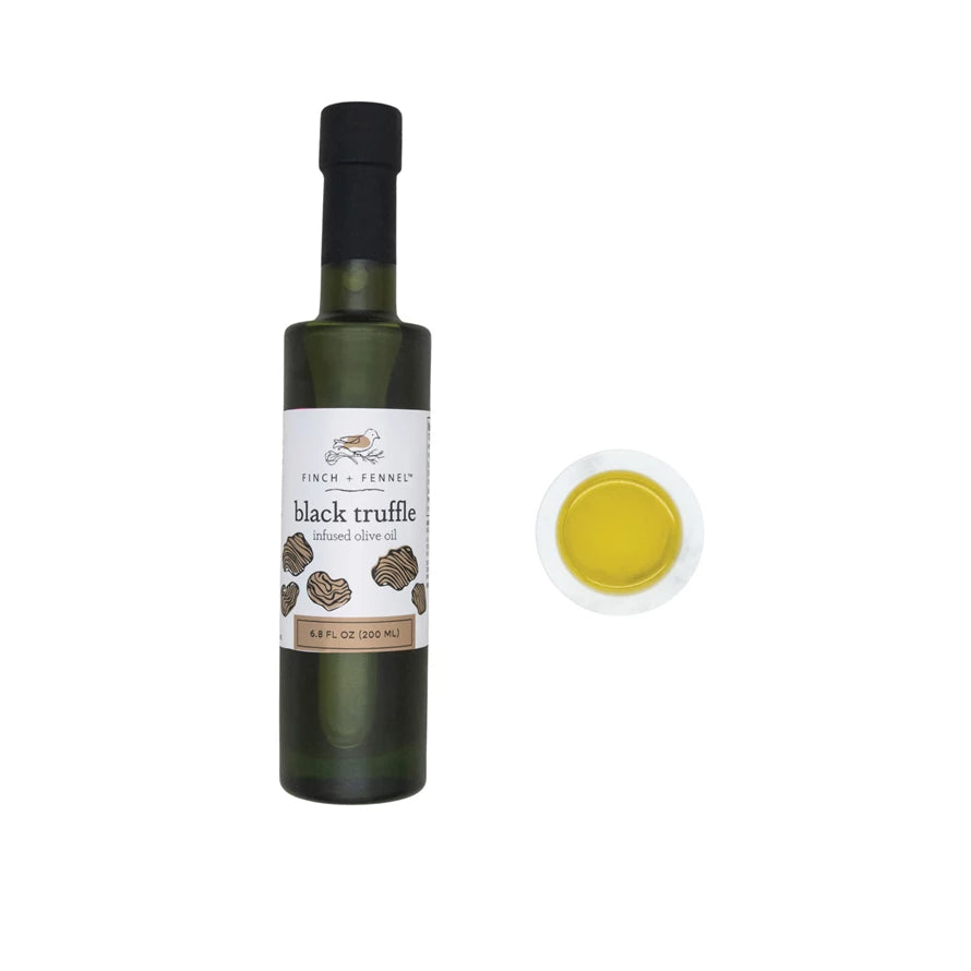 Black Truffle Infused Olive Oil, Feathered Farmhouse