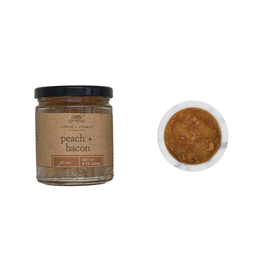 Peach + Bacon Jam, Feathered Farmhouse