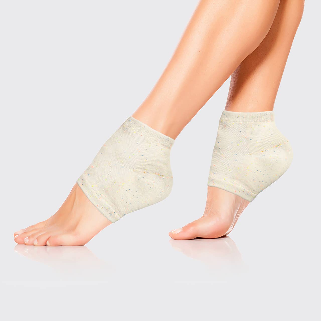 Moisturizing Heel Socks, Feathered Farmhouse