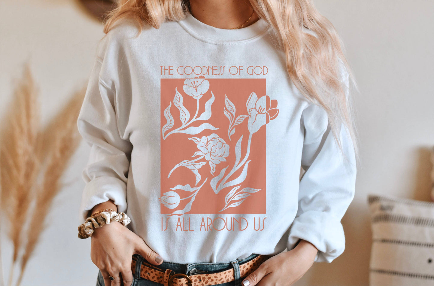 Goodness Of God Crew Neck Sweatshirt