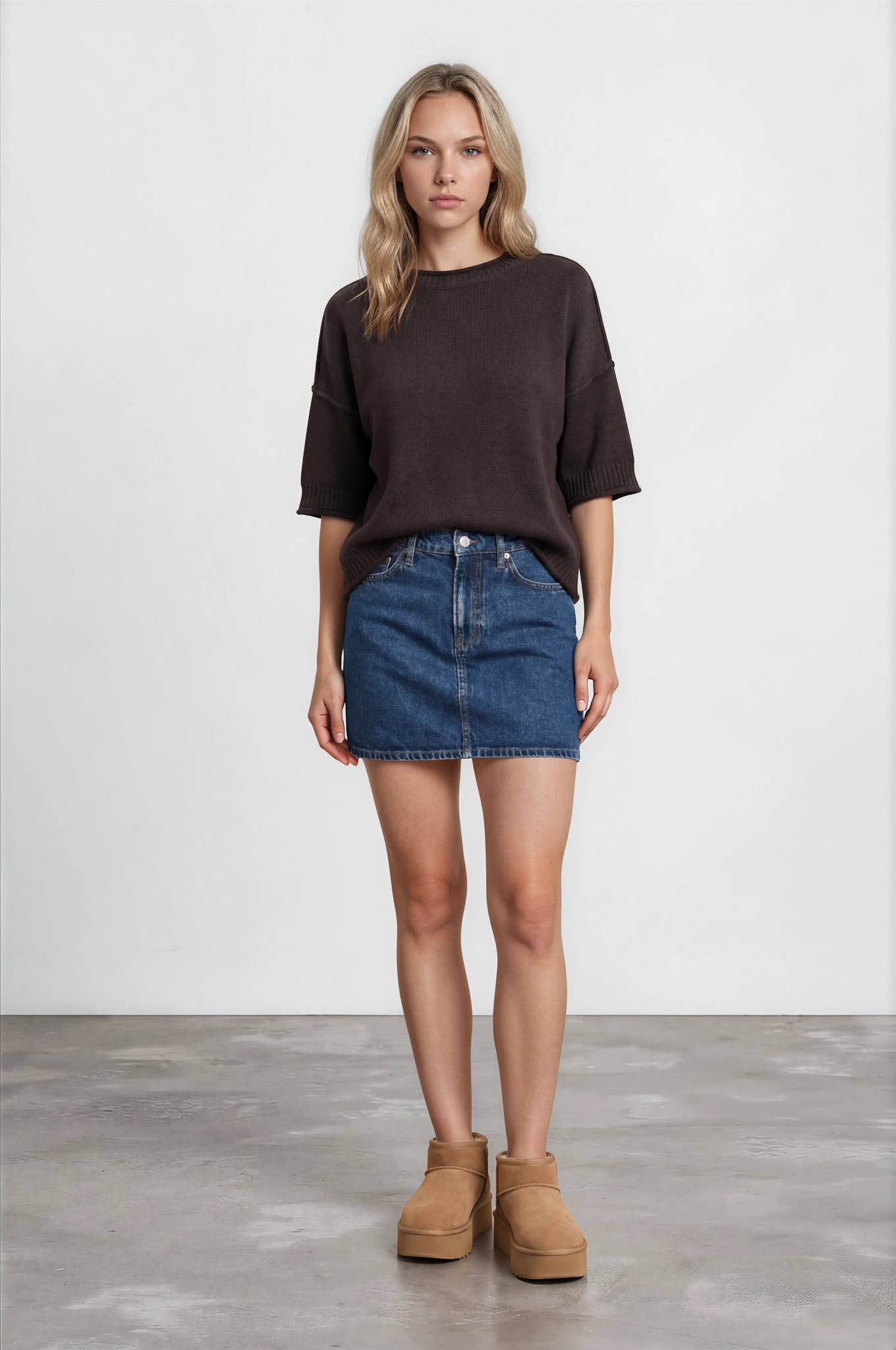 Dark Chocolate Stephanie Pullover, Feathered Farmhouse