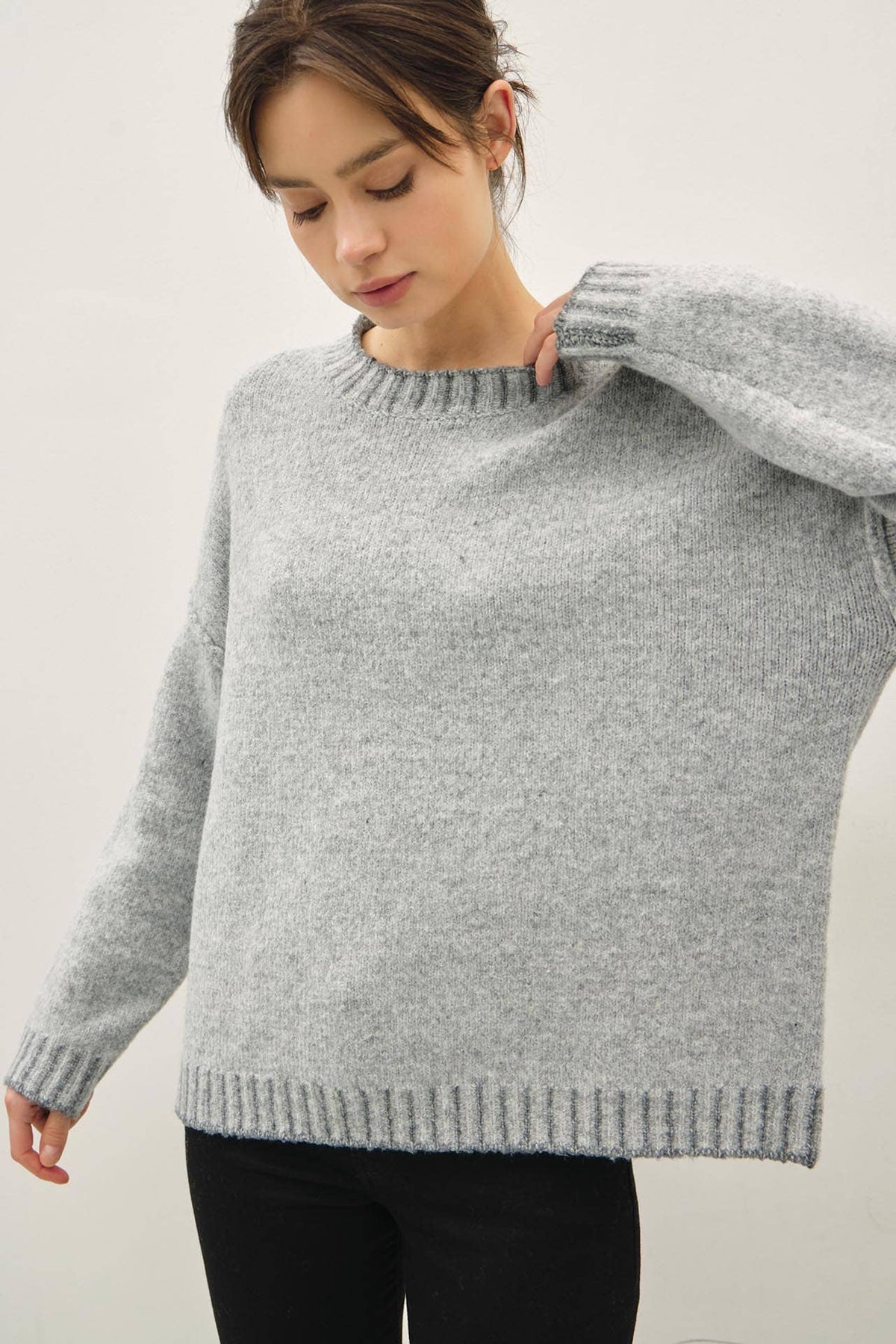 Sophia Stitched Sweater, Feathered Farmhouse