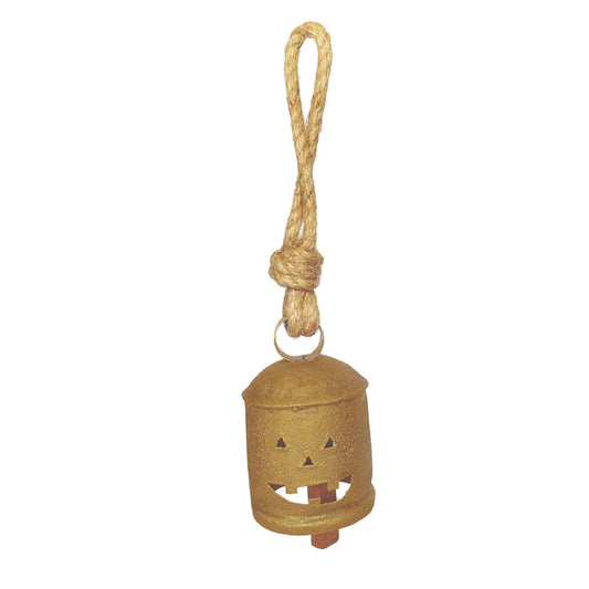 Jack-O-Lantern Bell, Feathered Farmhouse