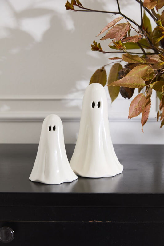 Not So Ghostly Figurine, Feathered Farmhouse