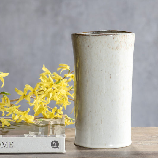 White Sand Ceramic Vase, The Feathered Farmhouse