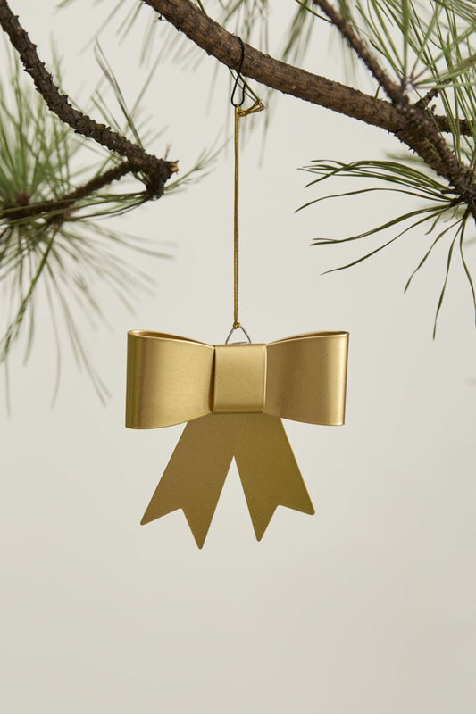 Perfect Bow Ornament, Feathered Farmhouse