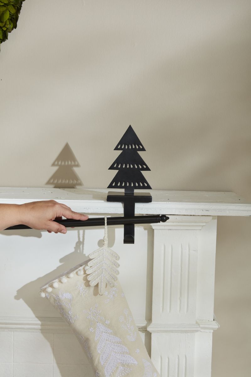 Pine Tree Stocking Holder, The Feathered Farmhouse