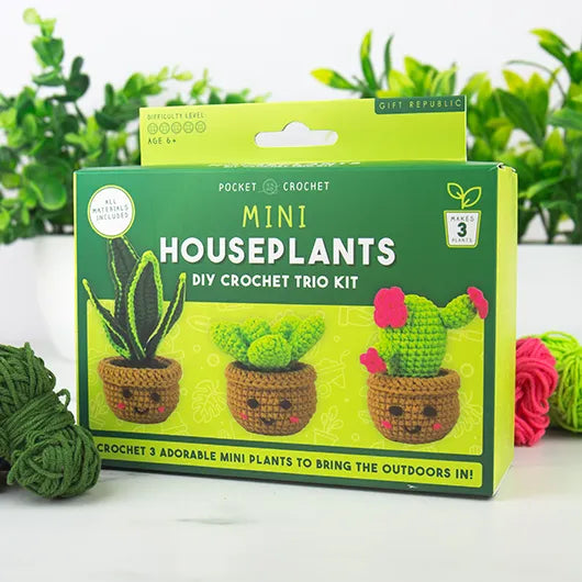 House Plants Pocket Crochet, Feathered Farmhouse