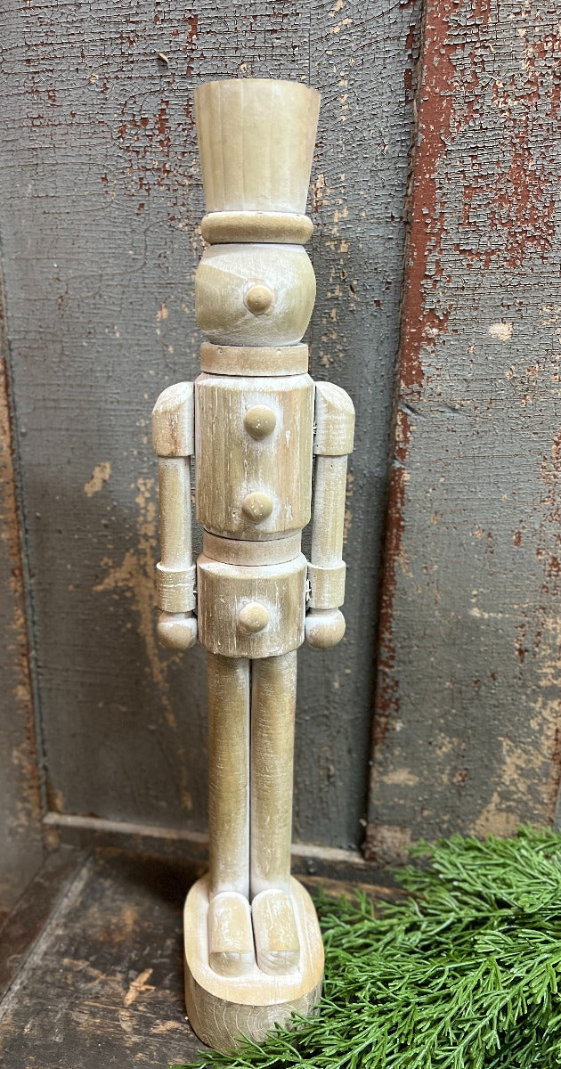 Wooden Nutcracker, Feathered Farmhouse