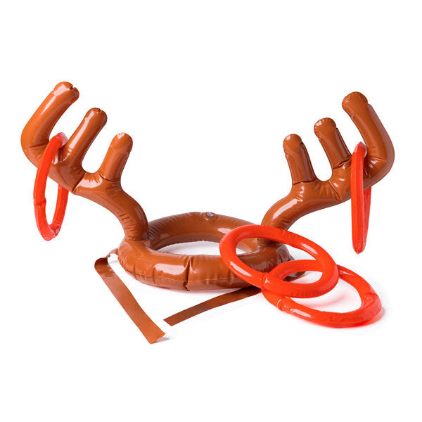 Inflatable Antler Ring Toss, Feathered Farmhouse