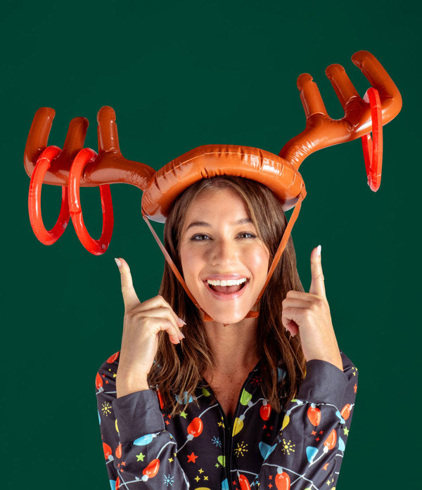 Inflatable Antler Ring Toss, Feathered Farmhouse