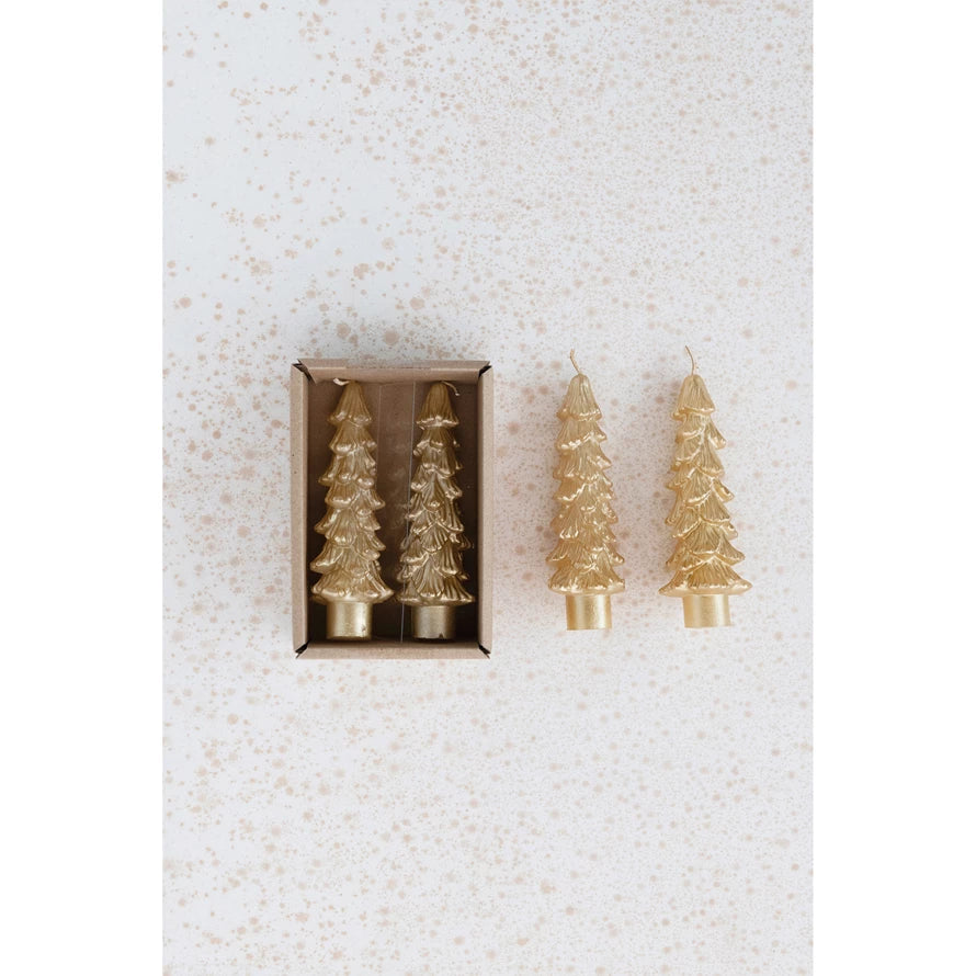 Gold Tree Tapers, The Feathered Farmhouse