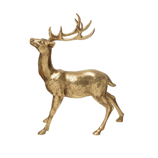 Resin Standing Deer, Feathered Farmhouse