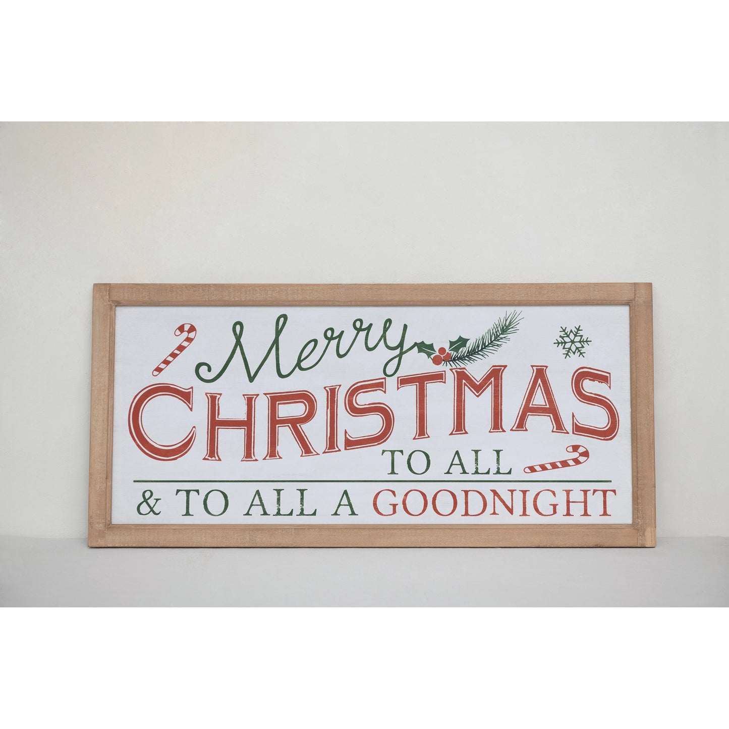 Traditional Merry Christmas Sign, The Feathered Farmhouse