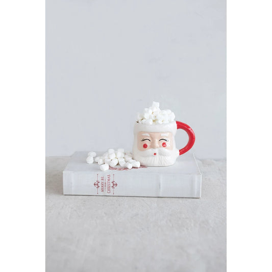 Blushing Santa Mug, The Feathered Farmhouse