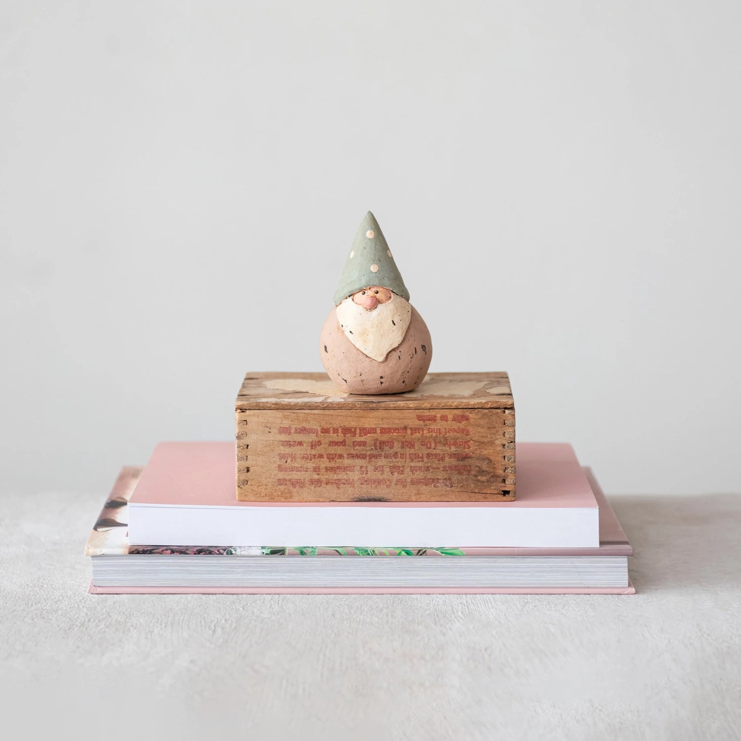 Paper Mache Gnome The Feathered Farmhouse