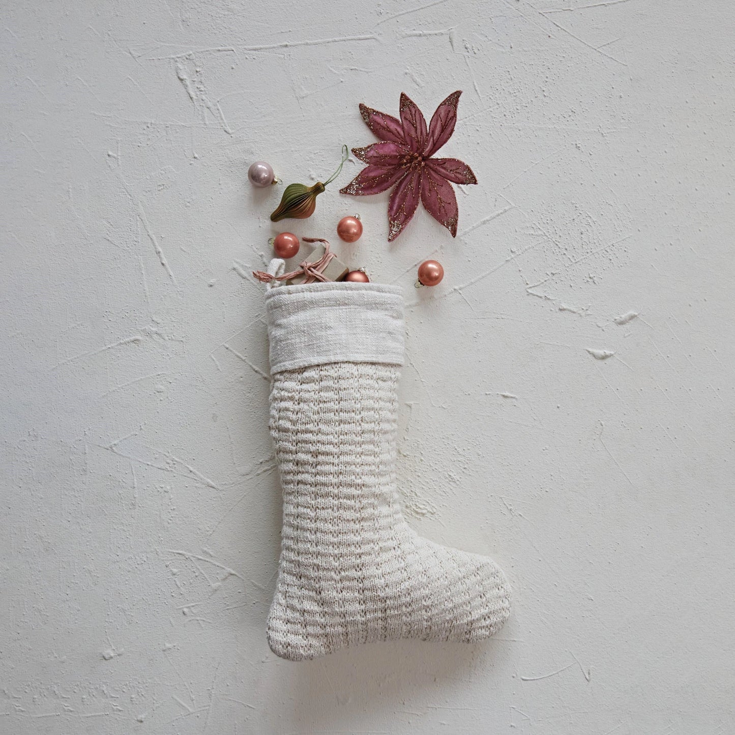 Knit Stocking, The Feathered Farmhouse