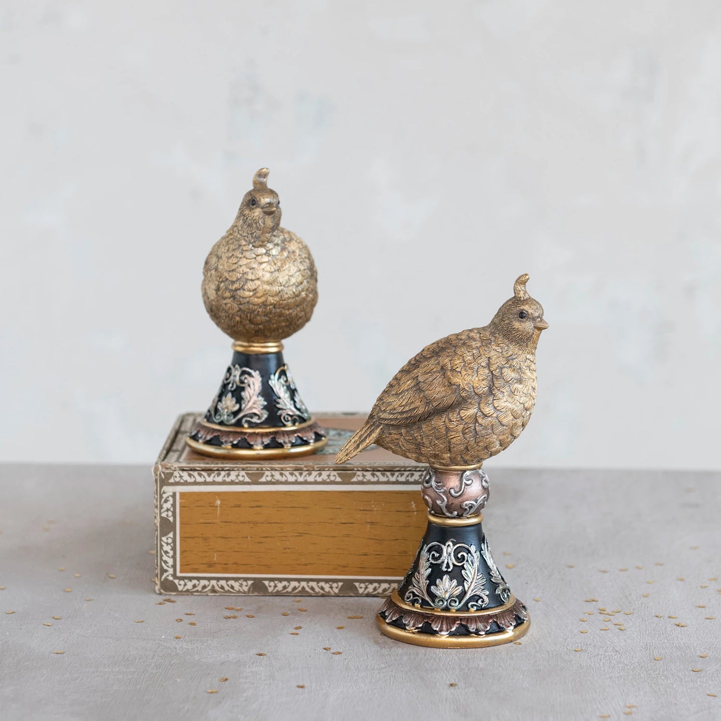 Pheasant on Pedestal, The Feathered Farmhouse