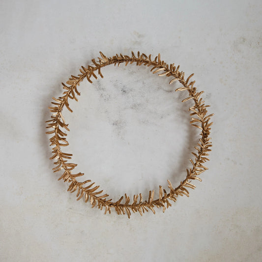 Gold Leaves Wreath, The Feathered Farmhouse