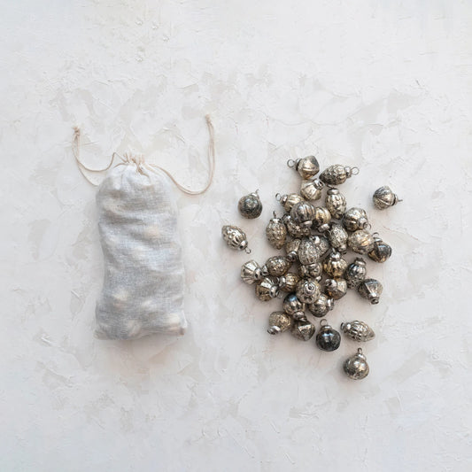 Mercury Glass Ornaments, The Feathered Farmhouse