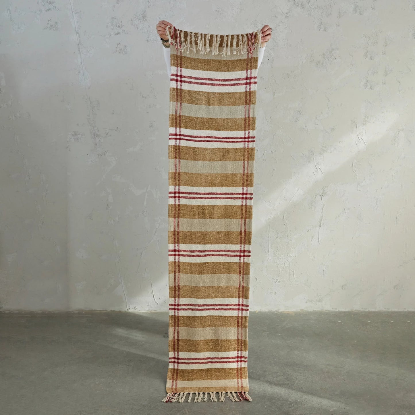 Christmas Check Table Runner, The Feathered Farmhouse